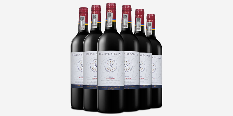 拉菲 法国进口波尔多红葡萄酒（6支）